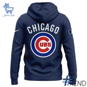 The 3 Chicago Cubs Homeward Bound Wordmark Logo Hoodie delivers iconic streetwear energy.