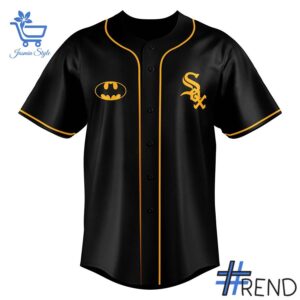 High-quality 2 Chicago White Sox Batman Baseball Jersey featuring a stylish design for a standout look.