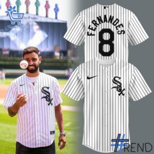 Stylish 1 Chicago White Sox Bruno Fernandes Baseball jersey designed for everyday wear and lasting comfort.