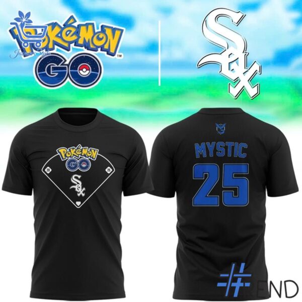 1 Chicago White Sox Pokémon GO Night Team Mystic T Shirt featuring a bold design for everyday confidence.