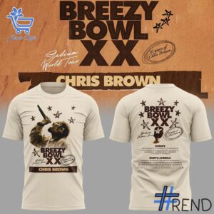 From casual to standout — 1 Chris Brown BREEZY BOWL XX PREGAME T shirt says it all.