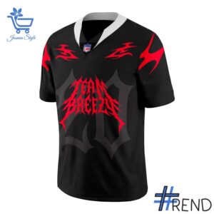 Premium Chris Brown BREEZY BOWL XX Team Breezy Playmaker Jersey designed for a modern, versatile style.
