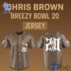 Premium Chris Brown Breezy Bowl Baseball Jersey designed for a modern, versatile style.