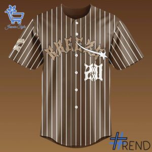 Premium Chris Brown Breezy Bowl Baseball Jersey designed for a modern, versatile style.
