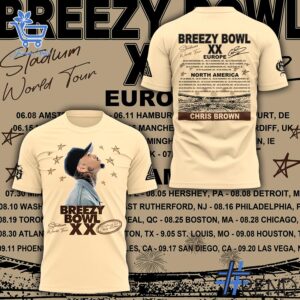 Premium Chris Brown Breezy Bowl XX Tshirt jpg designed for a modern, versatile style.