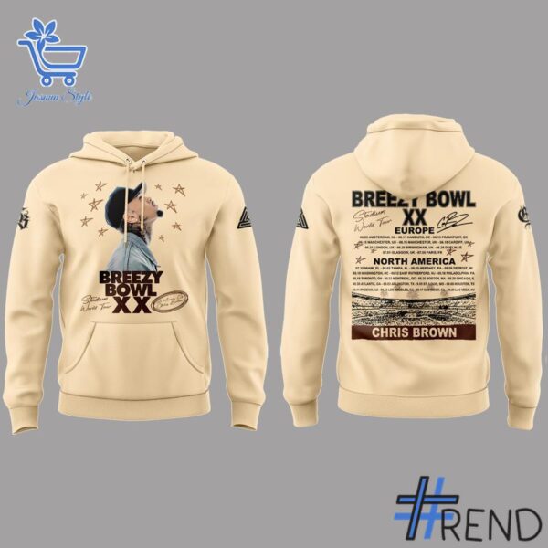 Premium Chris Brown Breezy Bowl XX Tshirt jpg designed for a modern, versatile style.
