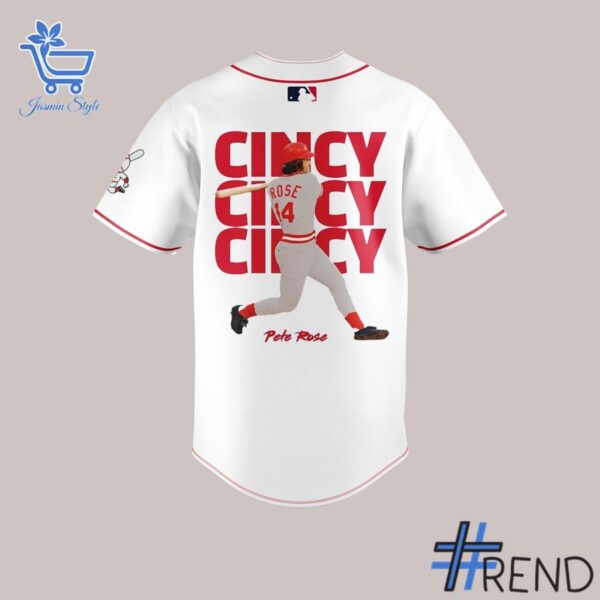 Level up your look with the bold style of 3 Cincinnati Reds 2025 Pete Rose Night Baseball Jersey.