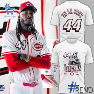 High-quality 1 Cincinnati Reds De La Cruz 2025 Shirt featuring a stylish design for a standout look.
