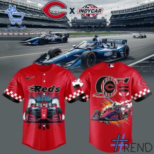 From casual to standout — 1 Cincinnati Reds F1 IndyCar Baseball Jersey says it all.