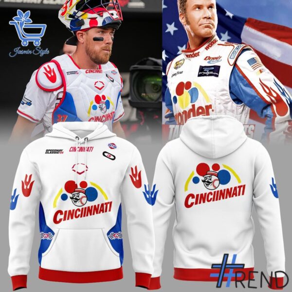 Stylish 1 Cincinnati Reds Speedway Classic Hoodie designed for everyday wear and lasting comfort.