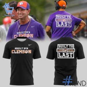 Premium Clemson Tigers Build To Last T shirt designed for a modern, versatile style.