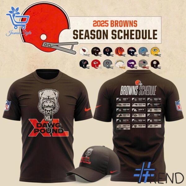 4 Cleveland Browns 2025 Schedule Hoodie designed with a clean aesthetic for everyday wear