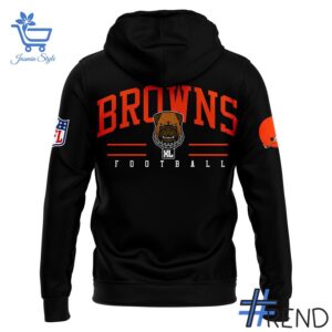 Take every step in comfort with 2 Cleveland Browns Strength Pullover Hoodie