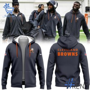 Premium 1 Cleveland Browns Uniform 2025 Zip Hoodie built for comfort and a modern lifestyle