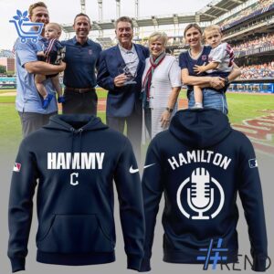 The 1 Cleveland Guardians Hall of Famer Hammy Hoodie brings a timeless classic into today’s style