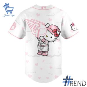 Premium quality 3 Cleveland Guardians Hello Kitty Night Baseball Jersey with a modern, versatile look