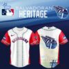 Layered outfit featuring 1 Cleveland Guardians Salvadoran Heritage 2025 Jersey as the key piece