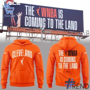 Take every step in comfort with 1 Cleveland WNBA Is Comming To The Land Hoodie