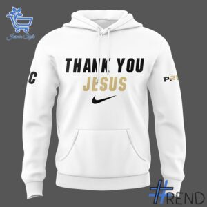 The 2 Colorado Buffaloes Coach Prime Thank You Jesus Hoodie delivers iconic streetwear energy.