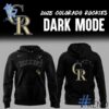 The 1 Colorado Rockies Baseball DARK MODE Hoodie brings a timeless classic into today’s style