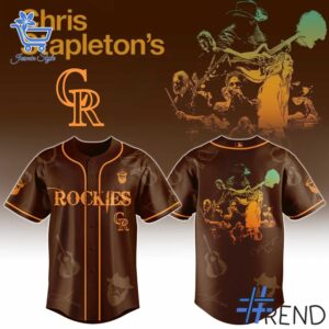Crafted with care, the Colorado Rockies Chris Stapleton Baseball Jersey delivers a versatile look and lasting quality.