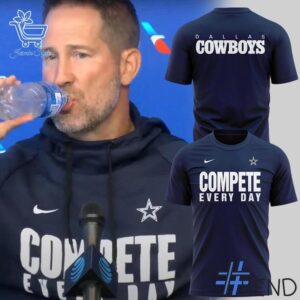 The 1 Compete Every Day Dallas Cowboys T Shirt brings a timeless classic into today’s style