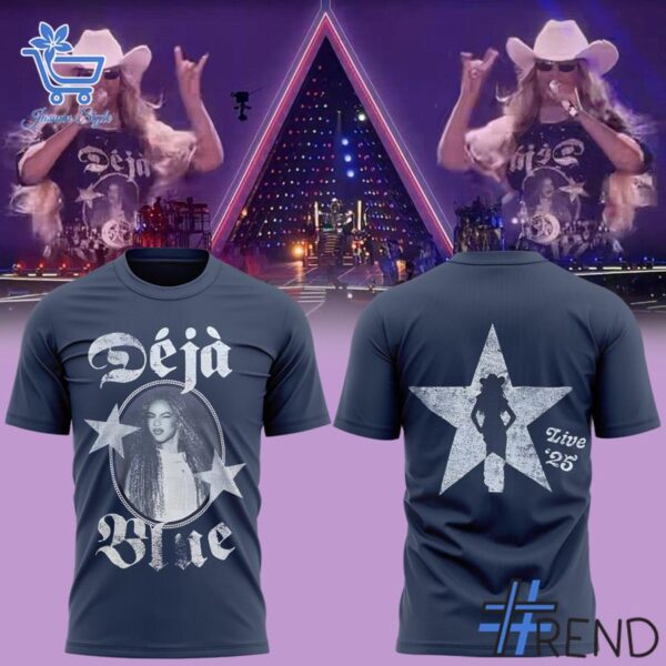 Premium 7 Cowboy Carter Tour Beyonce Déjà Blue Shirt built for comfort and a modern lifestyle