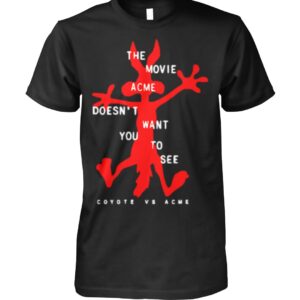 Coyote vs Acme Shirt featuring a bold design for everyday confidence.