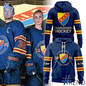 The 1 DIF Hockey 2025 CCM REPLICA Hemma Hoodie delivers iconic streetwear energy.