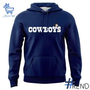 Stylish Dallas Cowboys Mickey Mouse Day House Hoodie designed for everyday wear and lasting comfort.