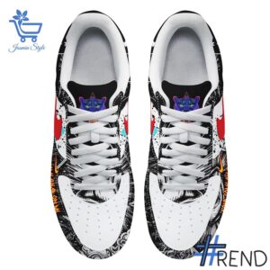 Take every step in comfort with 4 Def Leppard Pour Some Sugar on Me Air Force Shoes