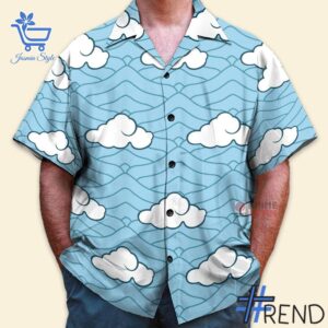 Bold and versatile 4 Demon Slayer Sakonji Urokodaki Hawaiian Shirt for any occasion.