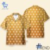Bold and versatile 1 Demon Slayer Zenitsu Agatsuma Yellow Hawaiian Shirt for any occasion.