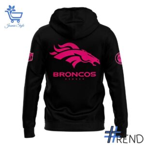 The 3 Denver Broncos 2025 NFL Breast Cancer Month Hoodie brings a timeless classic into today’s style