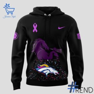 The 2 Denver Broncos 2025 NFL Crucial Catch Breast Cancer Hoodie brings street-ready confidence to everyday outfits.