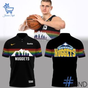 High-quality 1 Denver Nuggets Polo Shirt featuring a stylish design for a standout look.