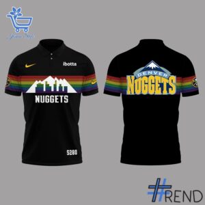 High-quality 2 Denver Nuggets Polo Shirt featuring a stylish design for a standout look.