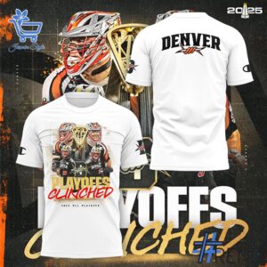 Level up your look with the bold style of 1 Denver Outlaws Playoff Bound Shirt.
