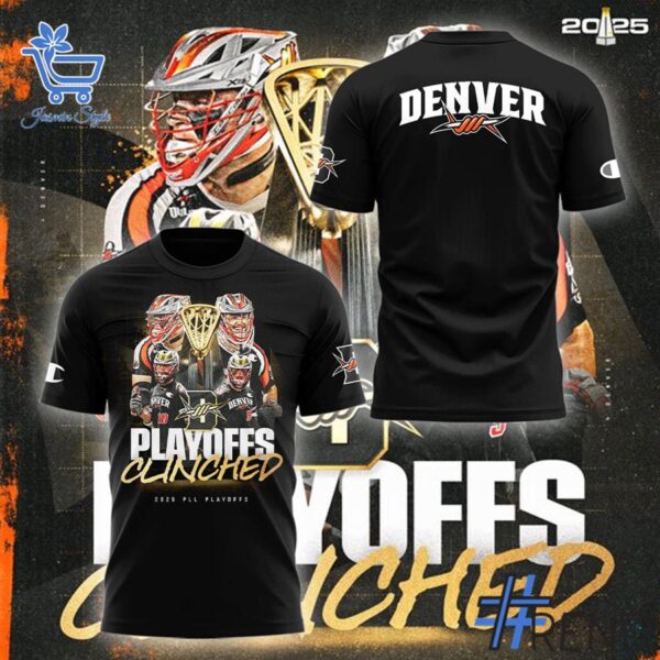 Level up your look with the bold style of 3 Denver Outlaws Playoff Bound Shirt.