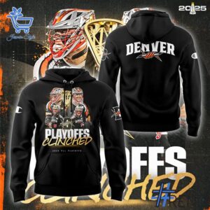 Level up your look with the bold style of 4 Denver Outlaws Playoff Bound Shirt.
