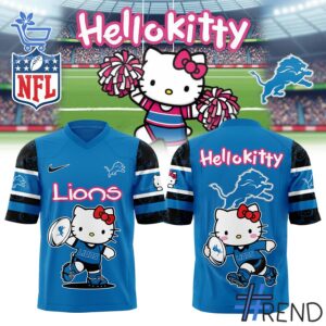 From casual to standout — 1 Detroit Lions Hello Kitty Football Jersey says it all.