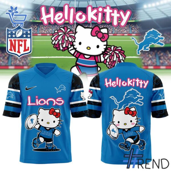 From casual to standout — 1 Detroit Lions Hello Kitty Football Jersey says it all.