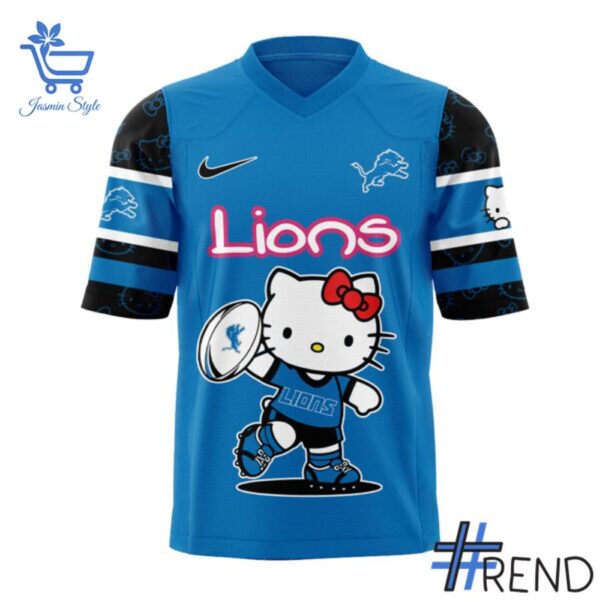 From casual to standout — 2 Detroit Lions Hello Kitty Football Jersey says it all.