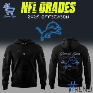 Premium quality 1 Detroit Lions Off Season x NFL Hoodie with a modern, versatile look