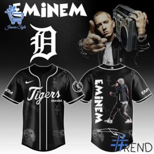 Crafted with care, the Detroit Tigers Eminem Baseball Jersey delivers a versatile look and lasting quality.