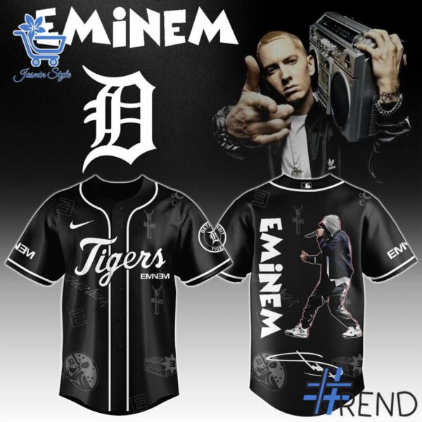 Crafted with care, the Detroit Tigers Eminem Baseball Jersey delivers a versatile look and lasting quality.