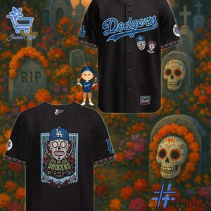 1 Dia De Los Dodgers Los Angeles Dodgers Jersey designed with a clean aesthetic for everyday wear