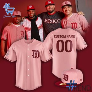 The 1 Diablos Rojos del México X Roji 2025 Baseball Jersey brings street-ready confidence to everyday outfits.