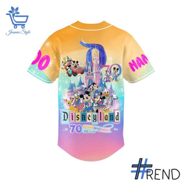 Premium 3 Disneyland 70 years of magic Baseball Jersey built for comfort and a modern lifestyle