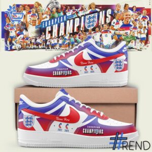 Level up your look with the bold style of ENGLAND Soccer Women s EURO 2025 Air Force Shoes 1 jpg.